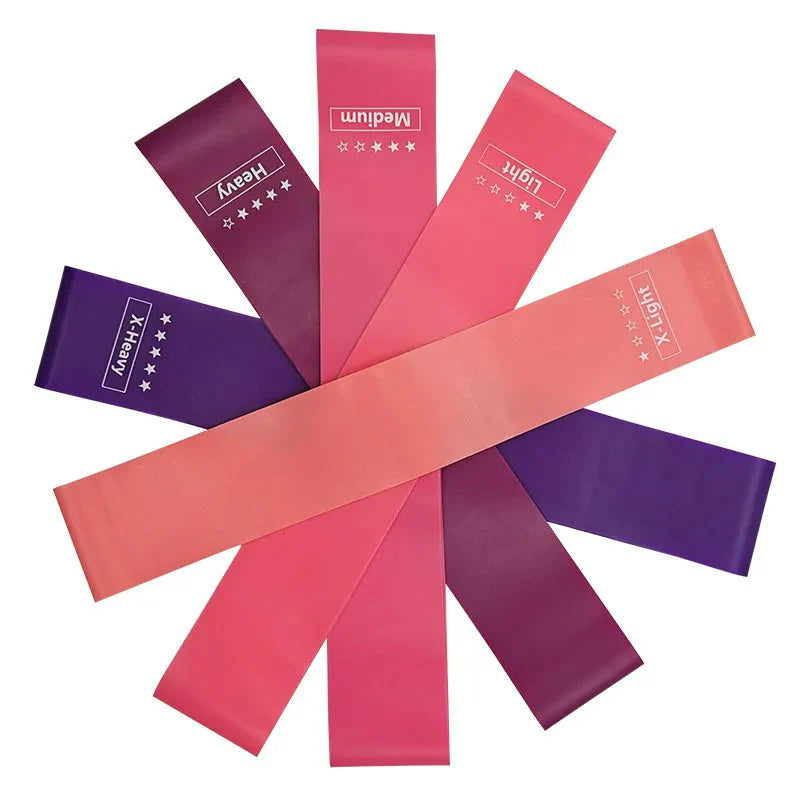 Elastic Resistance Bands Set for Yoga, Pilates, and Strength Training